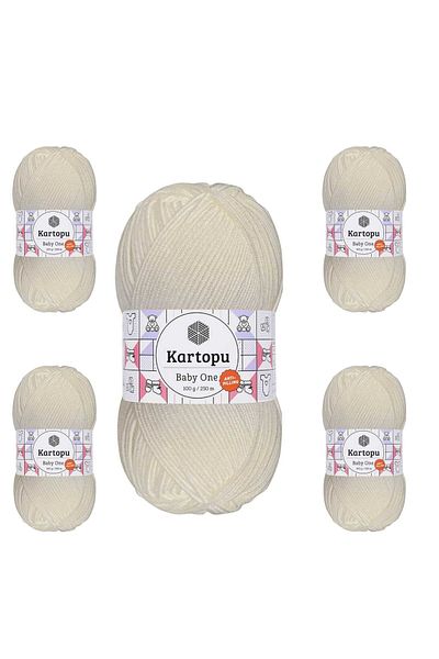 Kartopu Ayzen Home Baby One Αντι 100% Αντι-μίγμα Χέρι Πλέξιμο Νήμα (5 τεμάχια)