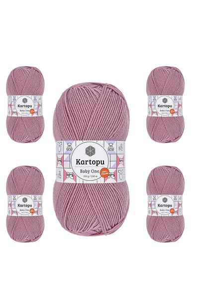 Kartopu Ayzen Home Baby One Αντι 100% Αντι-μίγμα Χέρι Πλέξιμο Νήμα (5 τεμάχια)