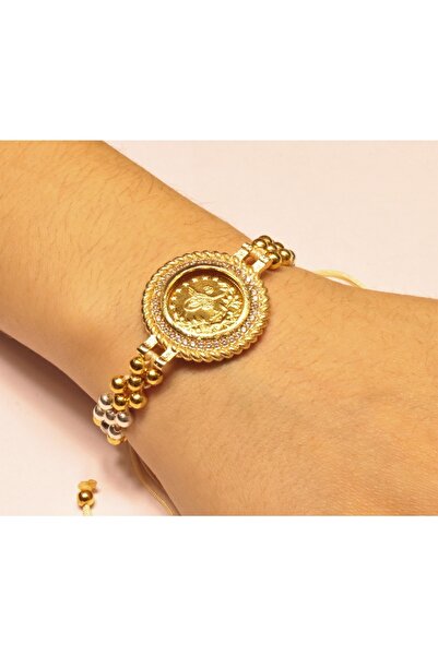 Hakan Güler Kuyumculuk Yarım Reşat Baskı Altınlı Bileklik