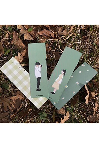 sumicorn Set de 4 cadouri speciale pentru marcaj de cărți drăguțe pentru îndrăgostiți