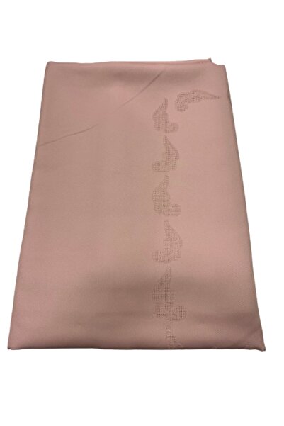 Home Jumbo Carefree Stain Resistant Self Patterned Tablecloth 160x260 Powder