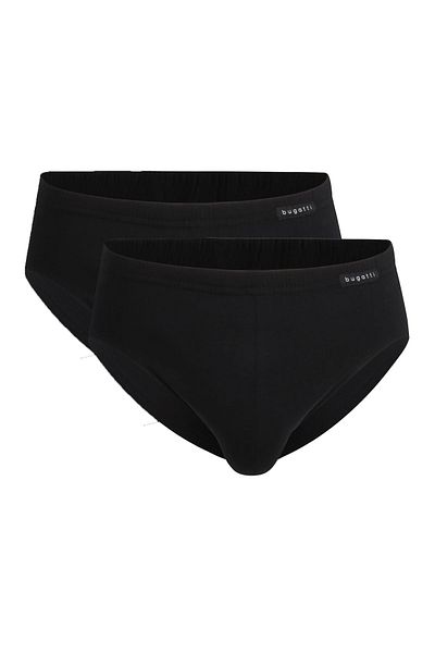 BUGATTI Herren Slips, 2er Pack - FLEXCITY, Sport-Slip, Slips, Stretch-Baumwolle