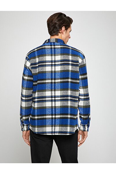 Koton Kockás favágó ing zsebrészlettel, klasszikus gallérral