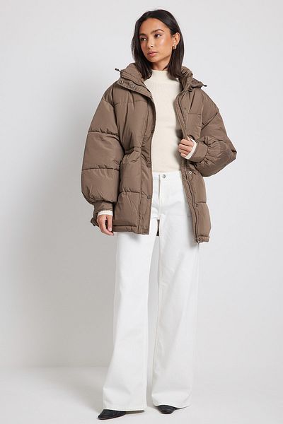 Na-Kd Jacke - Braun - Relaxed Fit