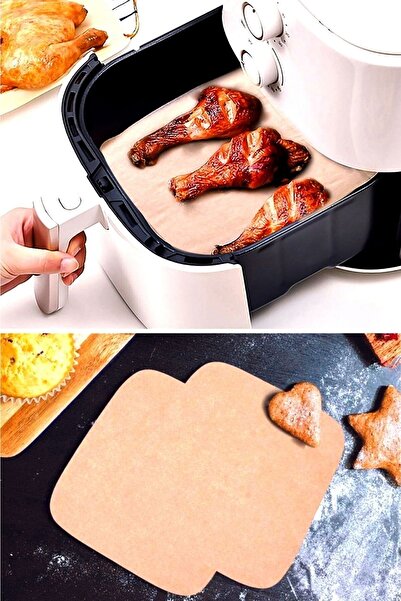 Buffer ® 100 قطعة من ورق الخبز لمقلاة الهواء القابل للتصرف، ورق الخبز المقاوم للزيت