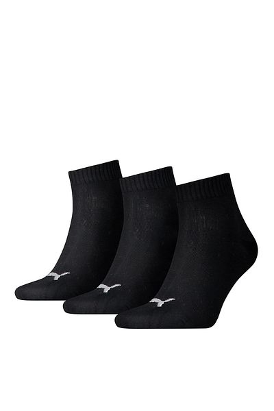 Puma Unisex-Socken, 3er-Pack – Quarter, Sneaker