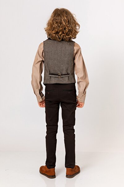 incity Кафява жилетка за момче