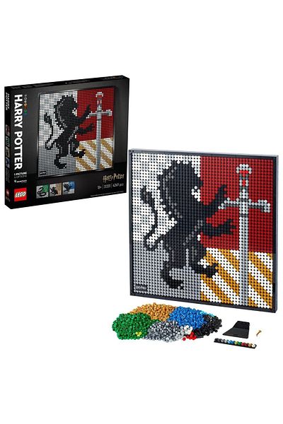 LEGO Art Harry Potter™ Hogwarts™ Crests Building Set 31201 (4249 Pieces)