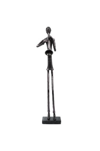 Vitale Saksafon Çalan Adam Dekoratif Biblo 10x72 Cm Ak.ıj0018
