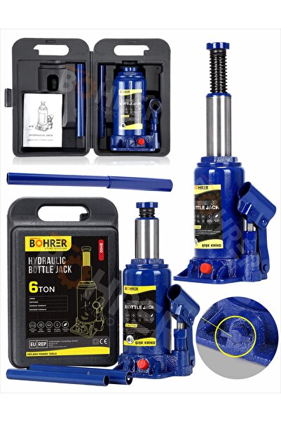 BÖHRER Germany Designe Portatif Kaynaklı Çift Ram 6ton Kapasiteli Taşıma Çant...