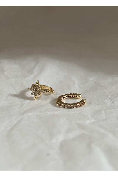 KİLİGİSTANBUL 2'li Kuzey Yıldızı Earcuff
