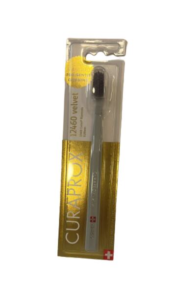 Curaprox فرشاة أسنان مخملية Cs 12460 - رمادي-كرزي