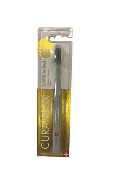 Curaprox فرشاة أسنان مخملية Cs 12460 - رمادي رمادي