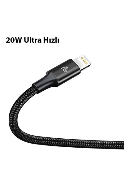 Baseus 1.5 Metre 20w 3in1 Type C, Iphone Lightning Ve Micro Ultra Hızlı Şarj Ve Data Kablosu