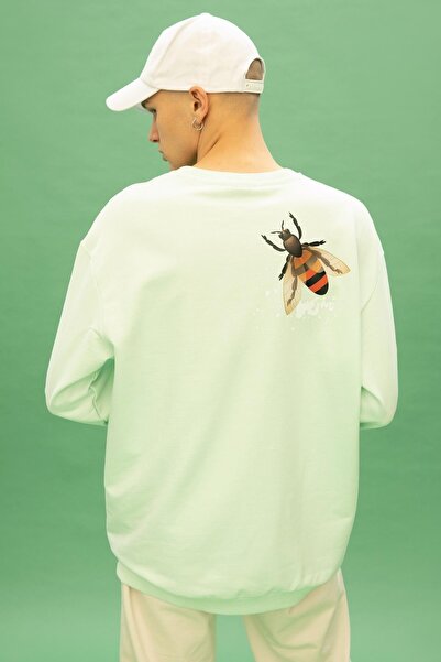 DeFacto Coool Boxy Fit Bisiklet Yaka Sweatshirt