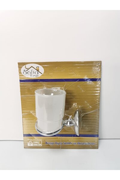 Sofia Επιχρωμιωμένη θήκη οδοντόβουρτσας με βίδα