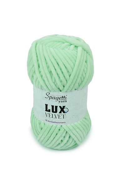Spagettiyarn Πλεκτό νήμα Lux Velvet Water Green Velvet