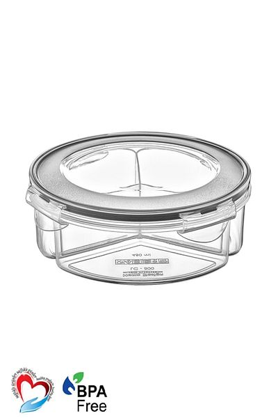 TEMMUZ HOME 3-Compartment Leak-Proof Storage Container Fresh Box