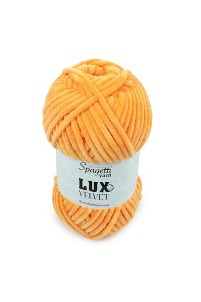 Spagettiyarn Πλεκτό νήμα Lux Velvet Apricot Velvet