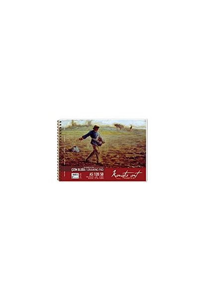 karatis art A5 Spiral Drawing Block 120gr/50 Sheets