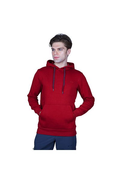 Alpinist Stream Men's Hooded Sweatshirt Claret Red