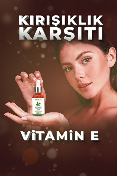 L'ACTONE E Vitamini Aydınlatıcı Cilt Serumu 30 ml (Oje Hediyeli)