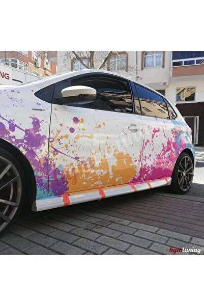 HYM TUNİNG Vw Polo 6r Aero Yan Marşpiyel, Boyasız, Abs Plastik, Sağ Sol Takım