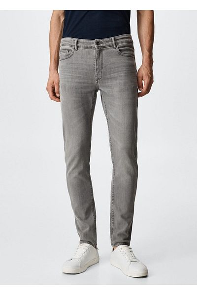 MANGO Man Slim Fit Jude Denim Παντελόνι