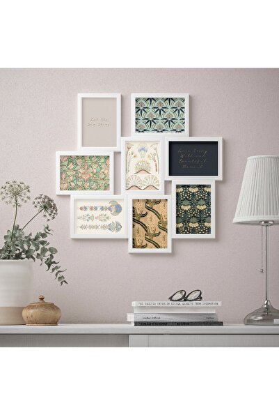 IKEA Vaxbo Pastel Motifler 13x18 Cm 8 Adet Sanatsal Kart