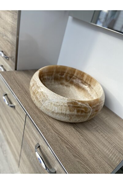 banyodecor Mermer Lavabo Onyx 40*40*16