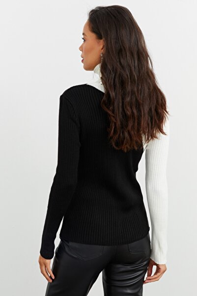 Cool & Sexy Pullover - Schwarz - Figurbetont
