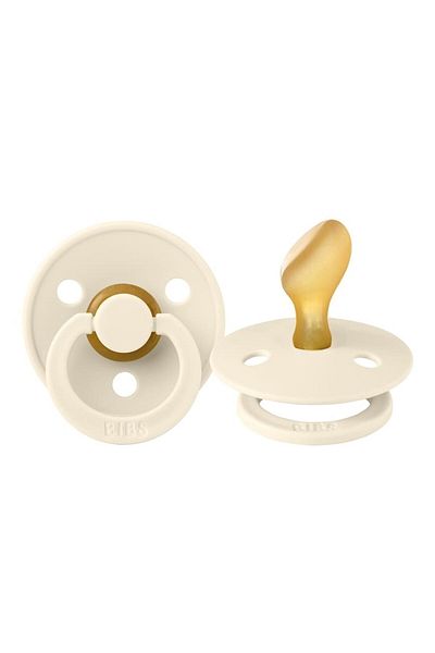 Bibs Color Anatomical Rubber Pacifier No:2 Ivory 6-18 Months