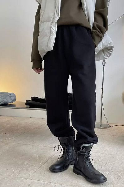BSBSPOR Μαύρο Γυναικείο Oversize Φούτερ Jogger