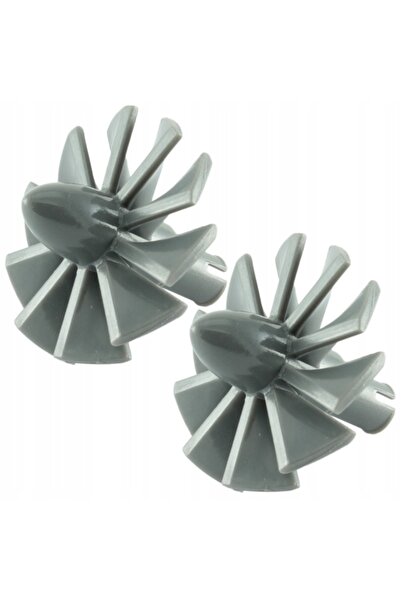 LEGO Technic Custom Moc Aksesuar Vehicle Engine Uçak Koyu Gri 10 Bıçaklı Moto...