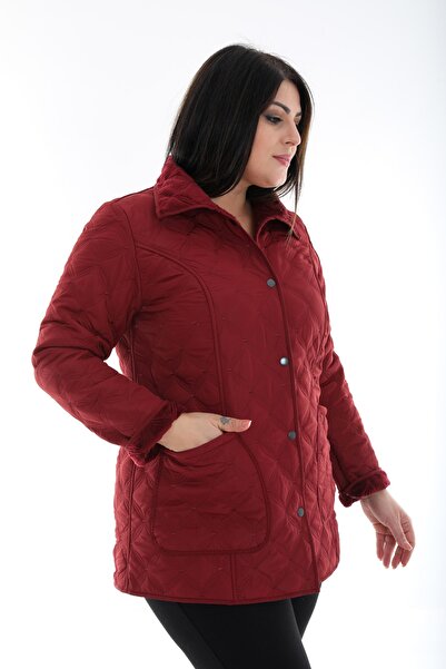 TUTveAL Collection Plus Size Pattern Quilted Coat - Waterproof, Imported Soft Fur Coat