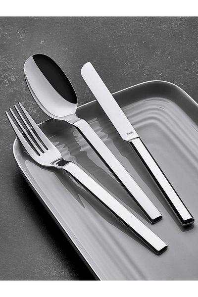 Narin Linea - Dessert Spoon - Plain - 12 Pieces