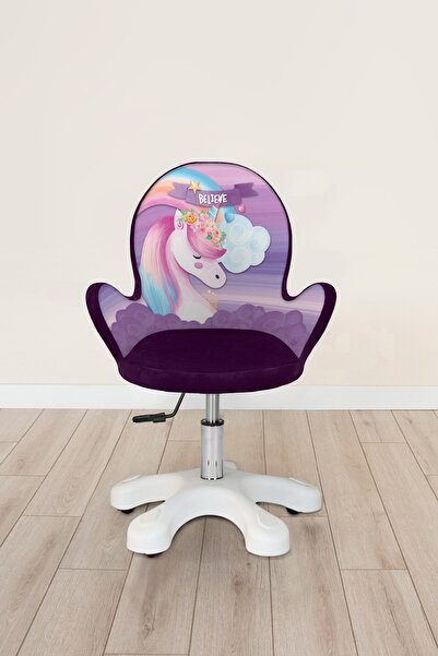 Popcorn Kids Unıcorn Kollu Çalışma Sandalyesi (8-14 Yaş)