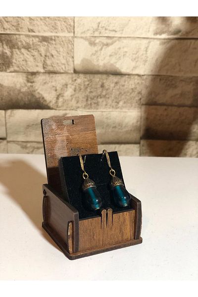 MEYJEWELRY Green Lamp Earrings