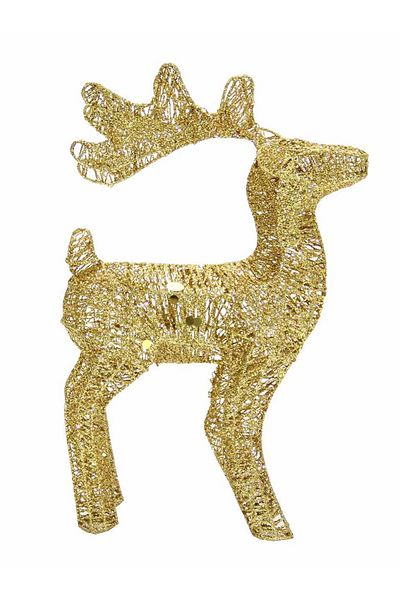DMS DEKOR New Year's Glitter Decoration Deer Model Large Size 45 cm