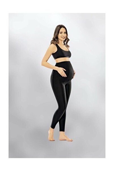 KOTA Ženske crne trudničke helanke