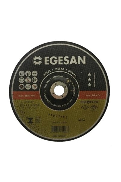Egesan Egeflex 230mm Metal Kesici Taş Metal Demir Kesme Taşı 2 Adet