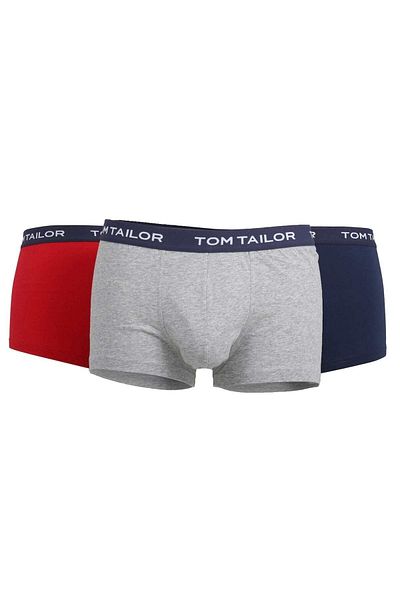 Tom Tailor 3er-Pack Herren-Boxershorts – Hüfthose, Buffer G4, Boxershorts, Uni