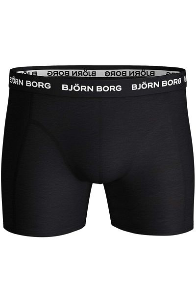 Björn Borg BJÖRN BORG Packung mit 5 Herren-Boxershorts – Hose, Baumwoll-Stretch, Logobund