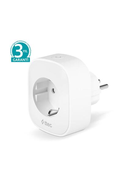 Ttec 16a Wi-fi Smart Socket with Surge Protection App Smart Saving Socket Child Lock Consumption Tracking