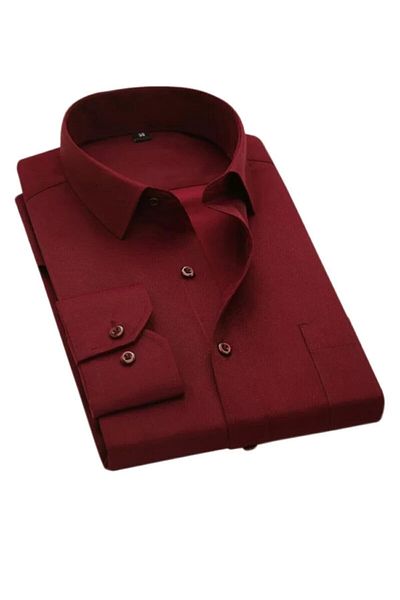 FATELLA Men's Classic Cut Long Sleeve Regular Fit Shirt