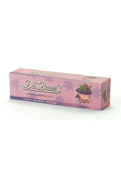 Dr Bauer Wild Love Toothpaste 90ml & Dr Bauer Fruit Splash Toothpaste 90ml