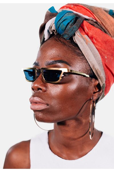 PORTRAIT Sonnenbrille - Gold - Geometrisch