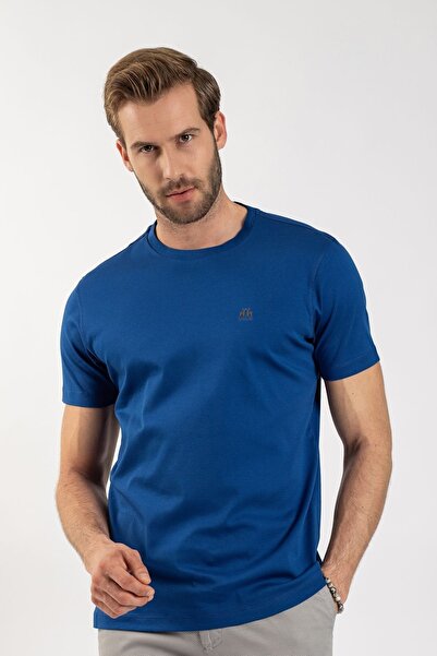 Karaca Erkek Slım Fıt Tişört-havacı Mavi