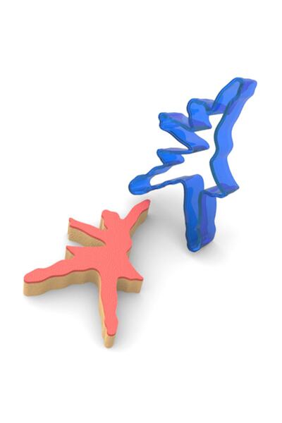 Butedo قالب كوكي من البولي كربونات لراقصة الباليه