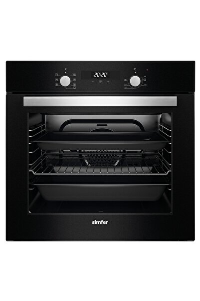 Simfer 7327 Siyah Cam Panel 8 Fonksiyon Elektro Turbo Dijital Fırın
